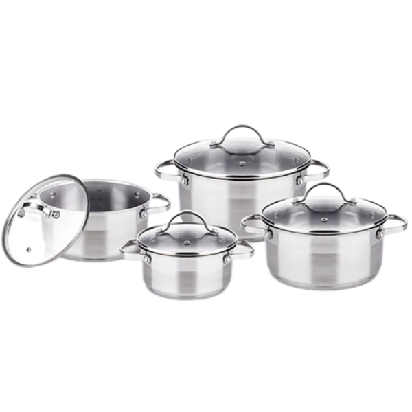 Набір каструль Lamart Elegant LTSSSET8 (1,5, 2,1, 2,9, 3,9 л.)