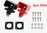 Клеми прохідні 200А комплект 2шт. під болт