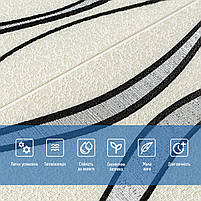 Самоклеюча 3D панель 700x700x5мм Білі хвилі (195) SW-00000767, фото 4