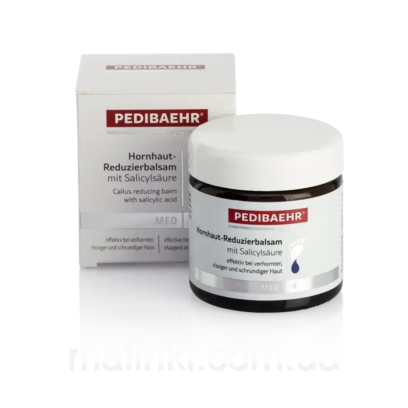 Регенеруючий бальзам із саліциловою кислотою PediBaehr Hornhaut Reduzierbalsam, 60 мл, фото 1