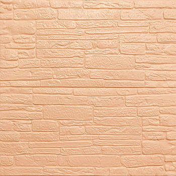 Самоклеюча 3D панель культурний камінь кашемір 700x600x8мм (190) SW-00000722