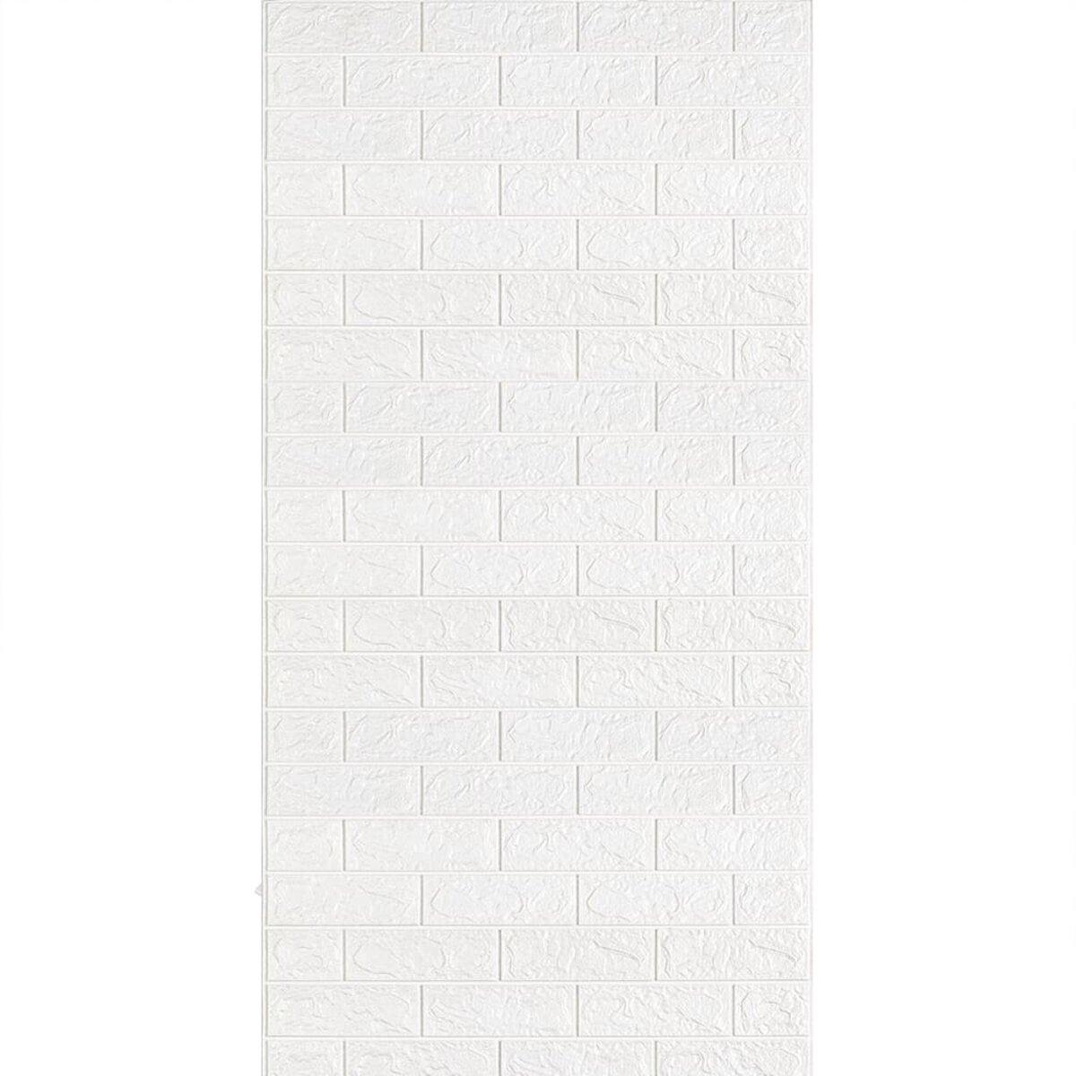 R001-2 Панель стінова у рулоні 3D 700х3080х2мм Біла Цегла SW-00002534, фото 1