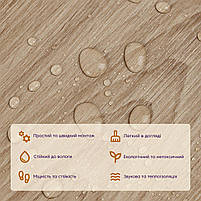 Самоклеюча вінілова плитка 152.4х914.4х1.5мм Дуб молочний, ціна за 1 шт. (СВП-010) Матова SW-00001129, фото 4