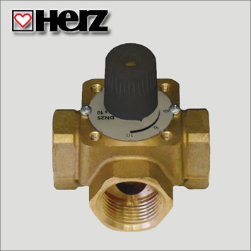 Триходовий змішувальний кран HERZ 2" DN50 Kv-40, фото 1