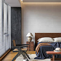 Самоклеюча 3D панель 700х700х6мм Камінь білий (151) SW-00001155, фото 5