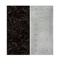 Самоклеюча вінілова плитка в рулоні 600х3000х2мм Чорний мармур Глянец SW-00001289, фото 4