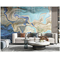 Самоклеюча вінілова плитка набір (6 рулонів) 3600х2800х2мм Блакитний SW-00001449, фото 3