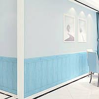 Самоклеюча 3D панель блакитне дерево 700х700х4мм (93) SW-00001338, фото 4