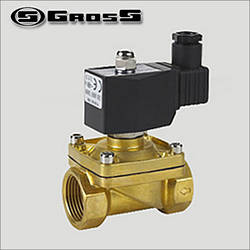 Електромагнітний клапан Gross нормально-закритий 1/2"