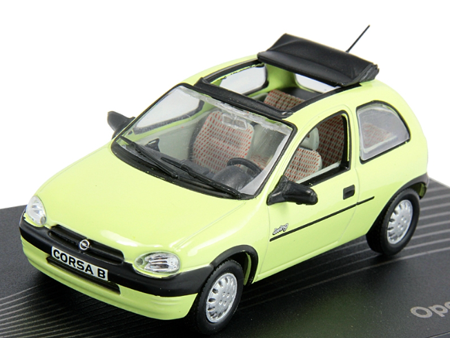 Opel Corsa B Swing 1993 світло-зелений зі складеним дахом | Altaya, фото 1