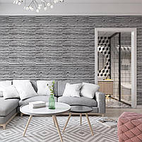 Самоклеюча 3D панель 19600x700x3мм Дерево Зебра SW-00001475, фото 6