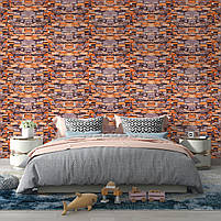 Самоклеюча 3D панель пісковик катеринославська цегла 3080x700x3мм SW-00001763, фото 7