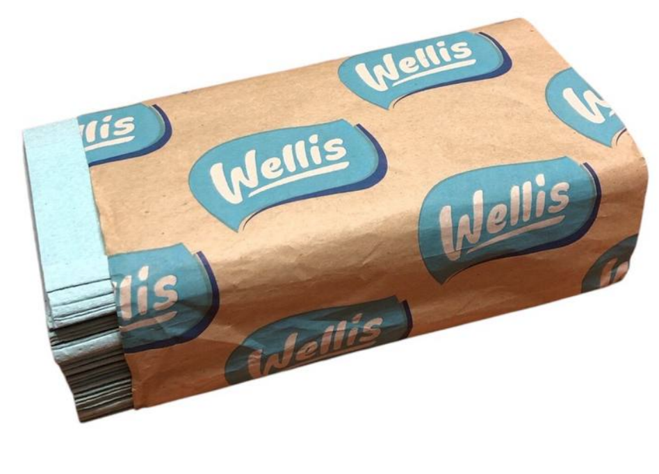 Паперові рушники кольорові Wellis 160 аркушів
