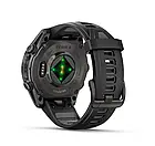 Garmin Fenix 8 43mm Sapphire Carbon Gray DLC Tit. w. Black/Pebble Gray S. Band 010-02903-20/21 Розумний годинник, фото 6