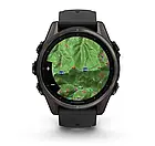 Garmin Fenix 8 43mm Sapphire Carbon Gray DLC Tit. w. Black/Pebble Gray S. Band 010-02903-20/21 Розумний годинник, фото 3