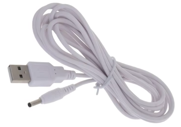 Кабель USB-DC 5V 3.5х1.35 mm для живлення роутера, модему, LED ламп від повербанку., фото 1