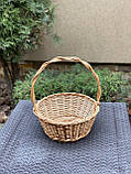 Корзина подарункова плетена з лози. Арт:30110, фото 5