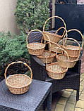 Корзина подарункова плетена з лози. Арт:30110, фото 2