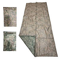 Антитепловізорний тент двосторонній 2х4 Осінь №2 / Камуфляж №5 на авто, техніку. Захист від тепловізора