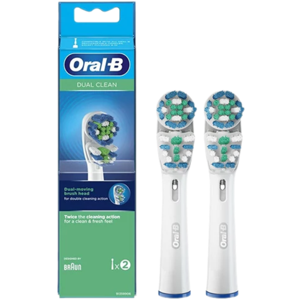 Насадки на зубні щітки Oral-B EB417 Dual Clean (2 шт.)