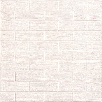 Панель стінова цегла слонова кістка зі смужками 700х770х5мм (D) SW-00002264