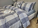 Постільна білизна фланель Картель сизий дим, фото 4
