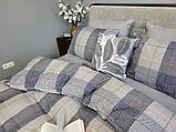 Постільна білизна фланель Картель сизий дим, фото 3