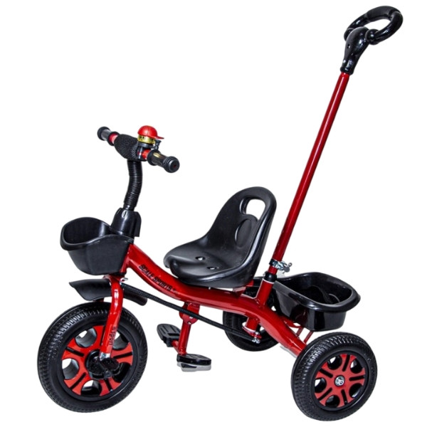 Велосипед дитячий триколісний з батьківською ручкою Scale Sports Червоний, фото 1