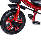 Велосипед дитячий триколісний з батьківською ручкою Scale Sports Червоний, фото 3