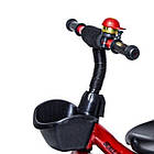 Велосипед дитячий триколісний з батьківською ручкою Scale Sports Червоний, фото 4