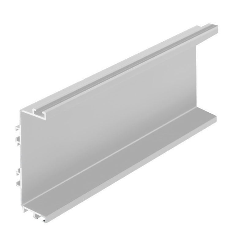 Профіль алюмінієвий GTV VELLO C горизонтальний з функцією LED двосторонній 3 м Сірий, фото 1