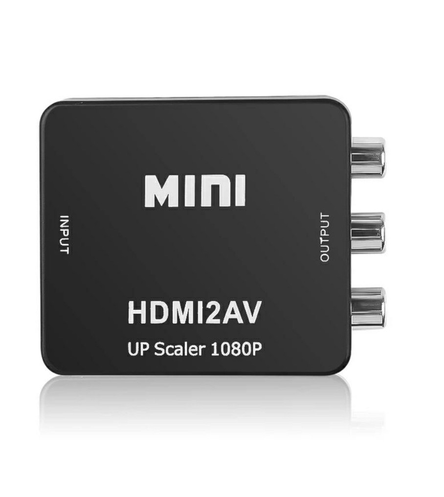 Конвертер HDMI to в AV (RCA) 720p/1080p HDMI RCA перетворювач hd адаптер