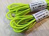 Шнурки FM-Kiwi Яскраво-салатові гумові круглі, довжина 100см, фото 2