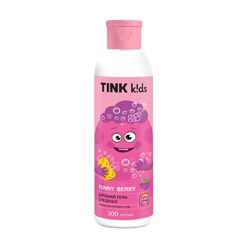 Дитячий гель для душу Tink Kids Funny Berry, 300 мл