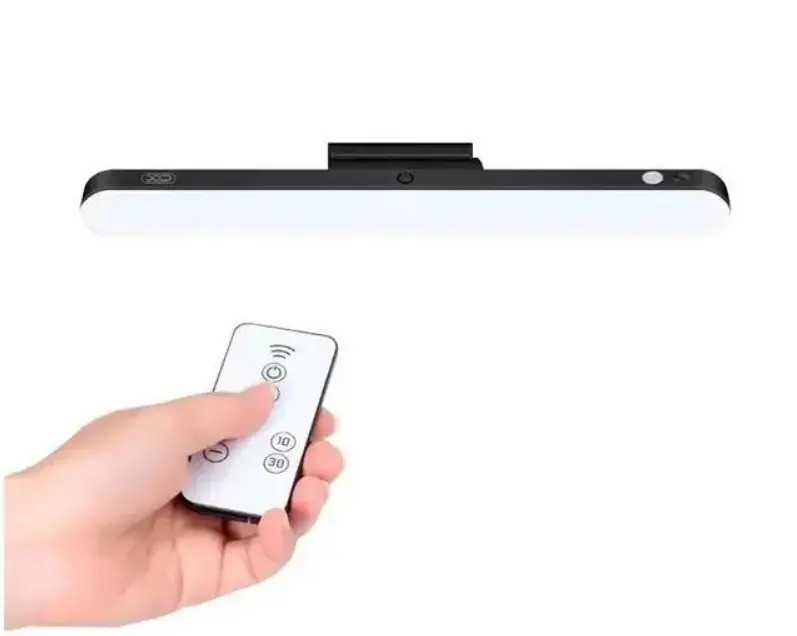 Лампа на магніті акумуляторна з пультом XO YH08B Kubi 1200mAh LED чорна