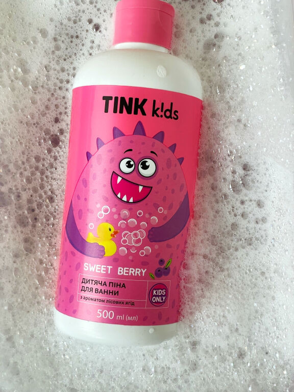 Дитяча піна для ванни Tink kids Sweet Berry 500 мл