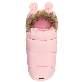 Зимовий конверт для дитини MoMi Sleeping bag pink Рожевий