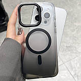 Чохол TPU+PC Shadow with MagSafe для Apple iPhone 15 Pro (6.1") Black, фото 4