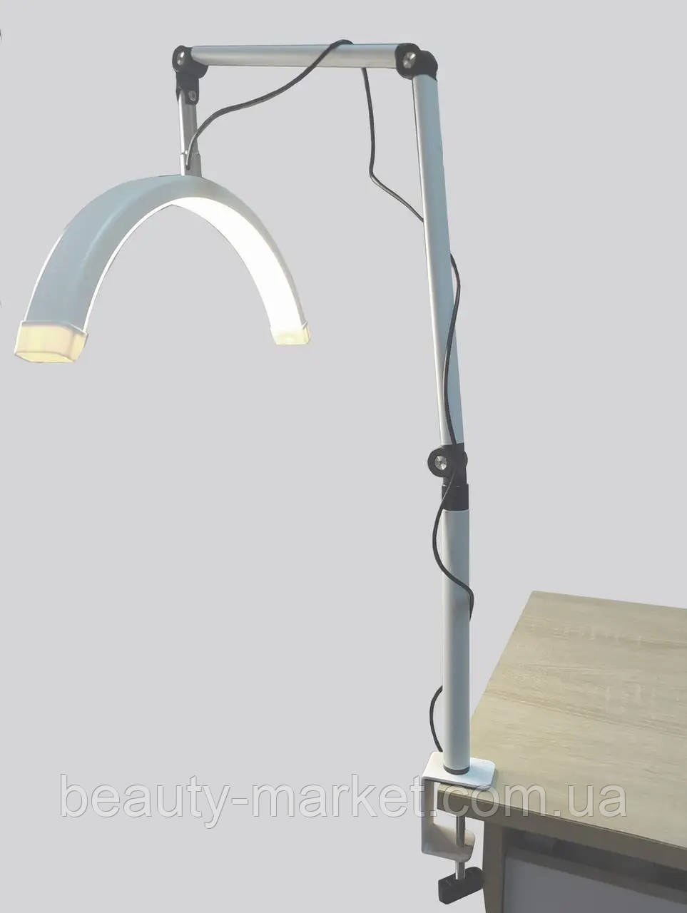 Безтіньова Led лампа для бьюті майстра Smart Moon Light HD-M3X, 20 Вт, white