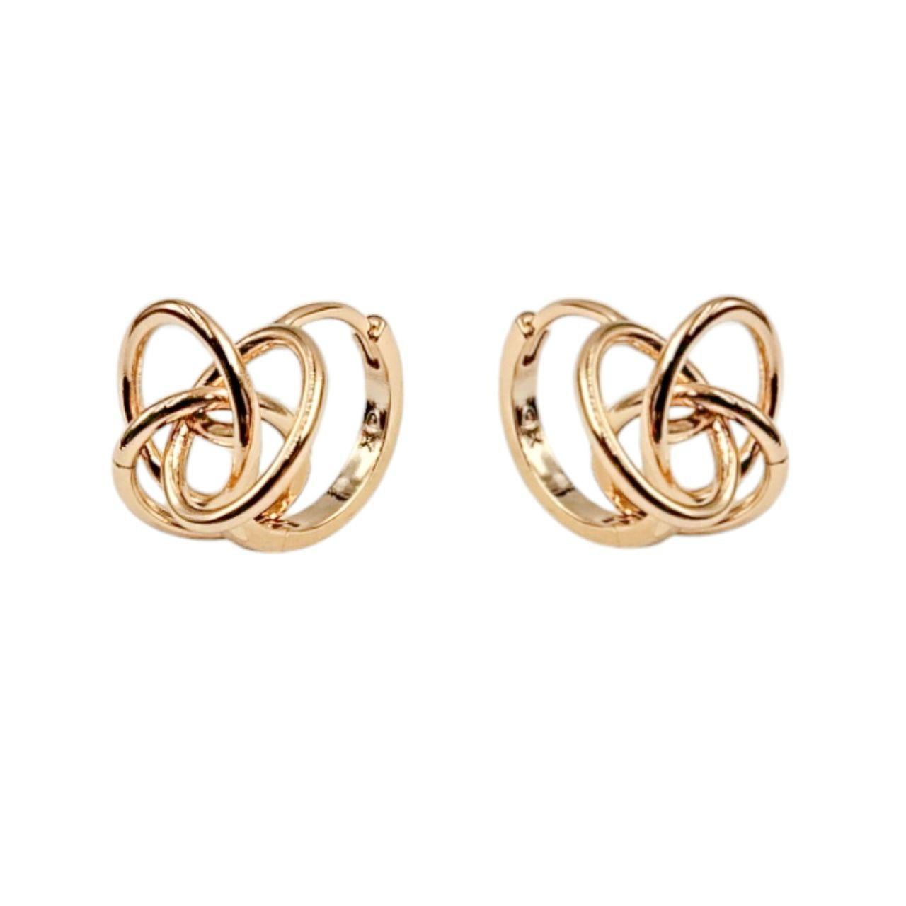 Сережки Xuping у стилі Tiffany "Вінтаж" лимонна позолота (224535)