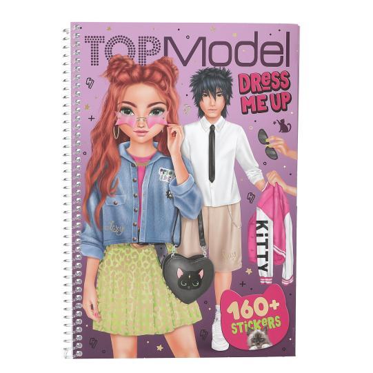 TOP Model стікербук Dress Me Up REBEL KITTY 13387