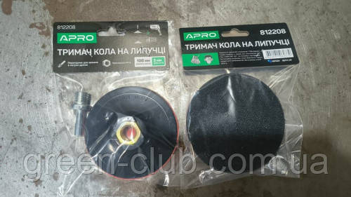 Тримач круга на липучці 100*3 мм APRO 812208, фото 1