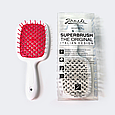 Щітка Janeke Superbrush біла (малина серединка), фото 5