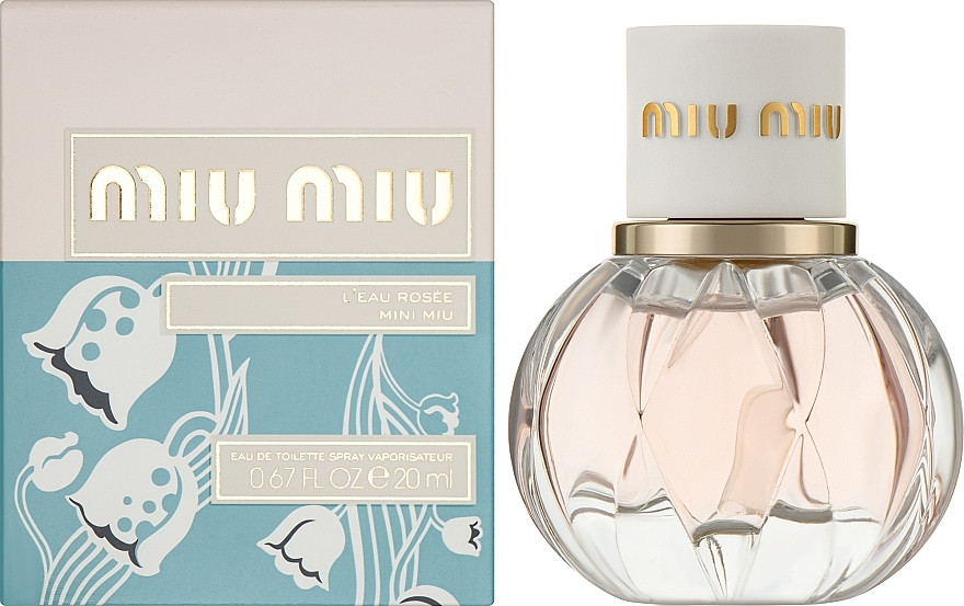 Miu Miu L'Eau Rosee Туалетна вода для жінок, 20 мл, фото 1