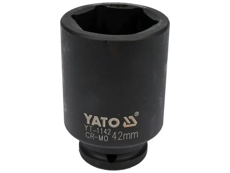 Головка торцева ударна 6-гранна 3/4" глибока 90 мм YATO 42 мм