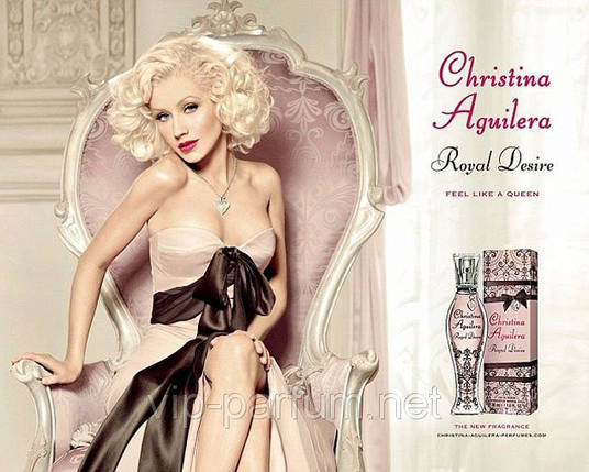 Christina Aguilera Royal Desire парфумована вода 75 ml. (Крістіна Агілера Роял Дезайр), фото 1