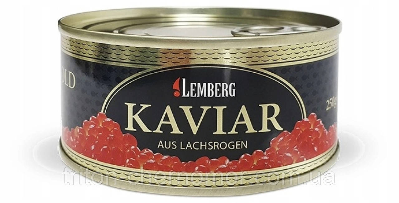 Ікра червона горбуші Lemberg 250г