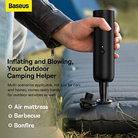 Автомобільний пилосос Baseus A3 lite Handy Vacuum Cleaner (12000pa) Black, фото 5