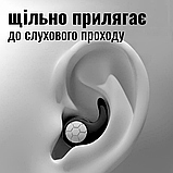 Беруші для стрільби, тактичні беруші, беруші з шумопоглинанням чорні (40), фото 3