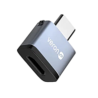 Перехідник Veron CM-OT032 Type-C/microUSB сірий